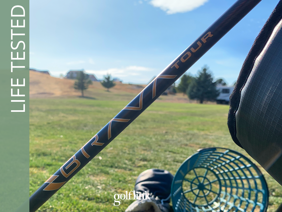 Brava Tour driver shaft during GolfLink testing