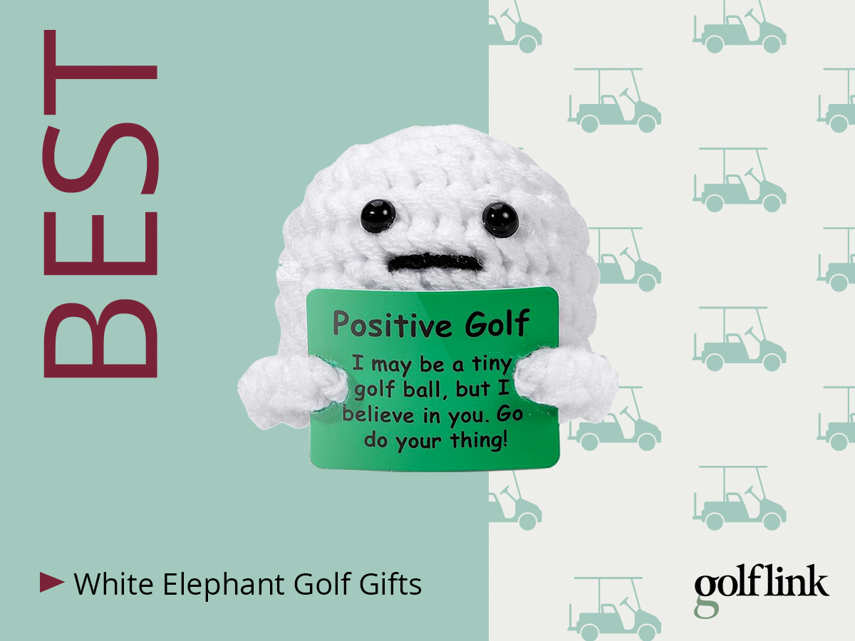 Positive crochet golf ball