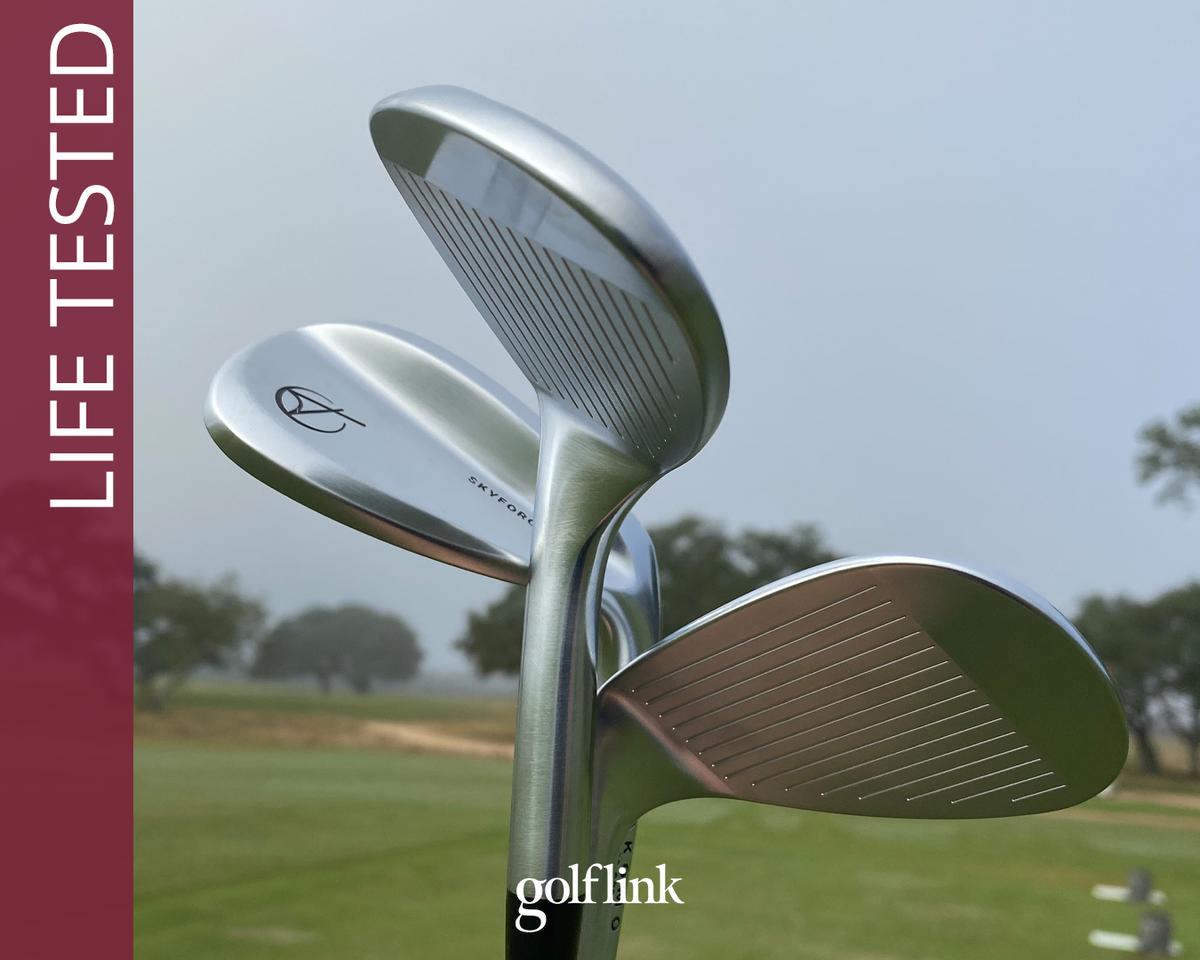 Takomo Skyforger wedges during GolfLink testing