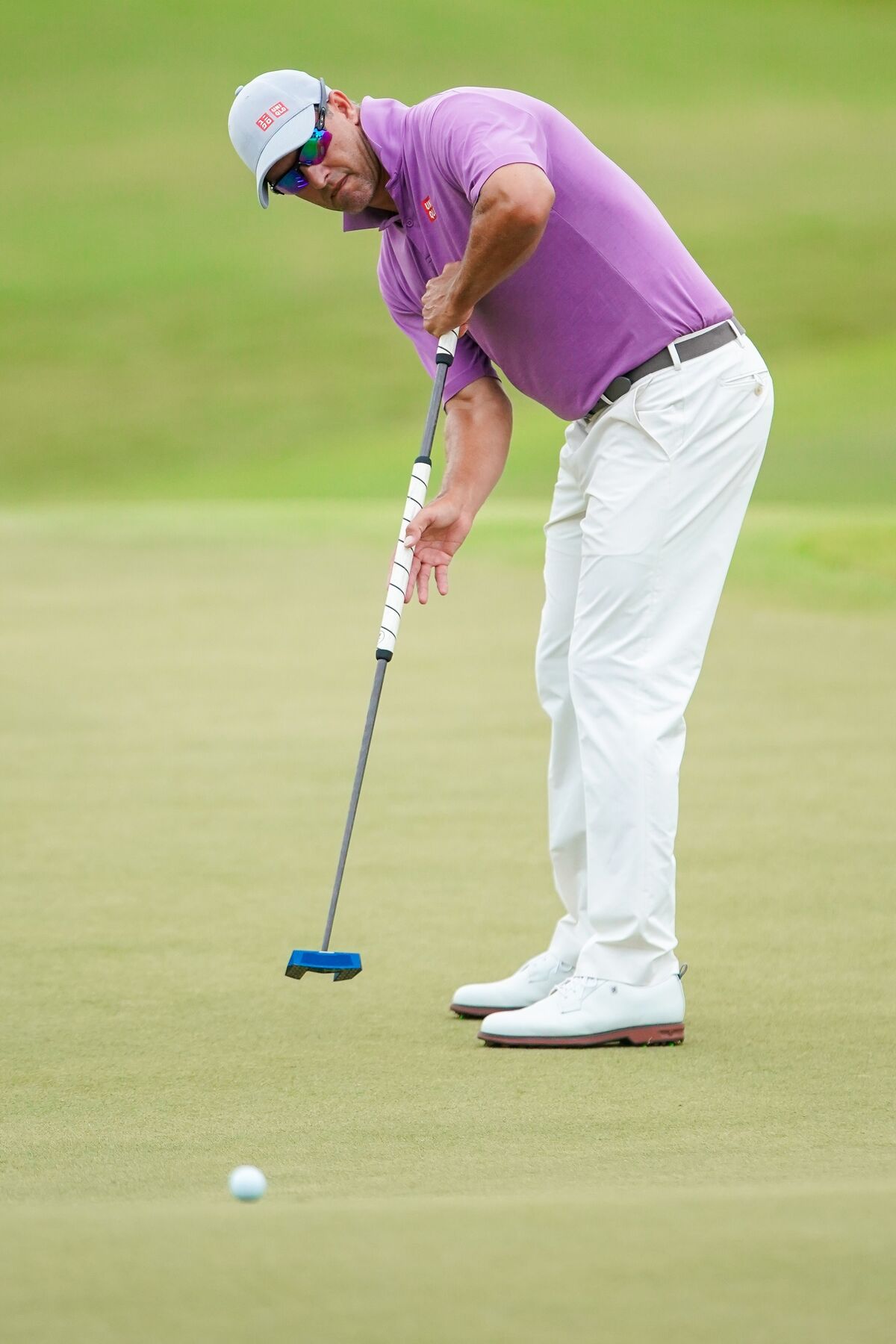 Adam Scott using a L.A.B Mezz zero torque putter