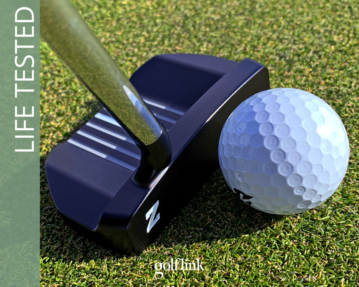 Zebra Milled Series 001 putter during GolfLink testing