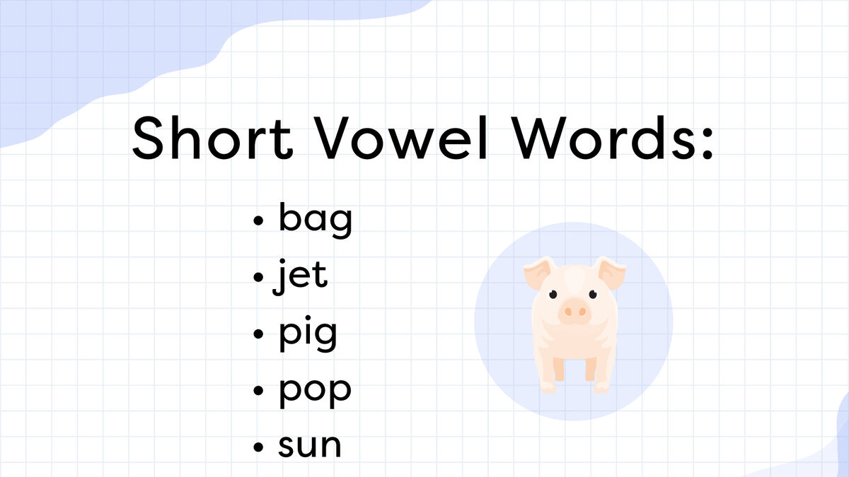 List of Short Vowel Words