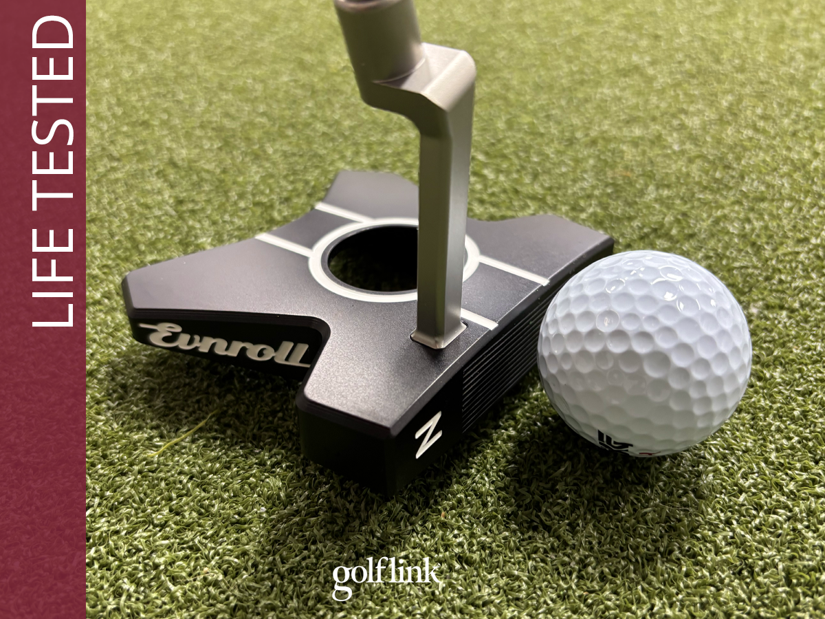 Evnroll ZERO Z1 putter during GolfLink testing