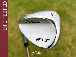Cleveland RTZ wedge during GolfLink testing