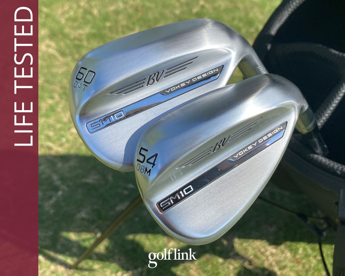 Vokey SM10 wedges during GolfLink testing
