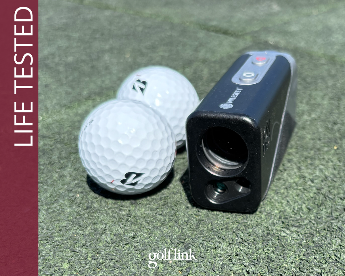 Mileseey IONME2 Rangefinder during GolfLink testing