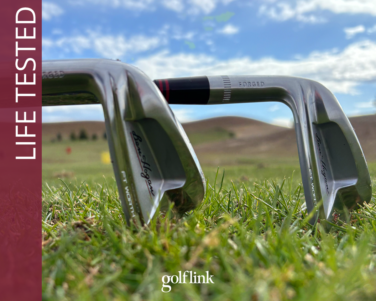 Ben Hogan Ft. Worth Irons during GolfLink testing