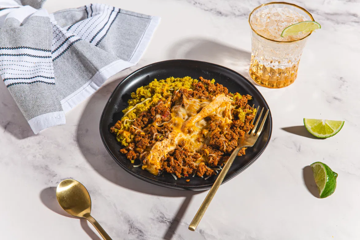 Meal from the Eat Clean meal kit