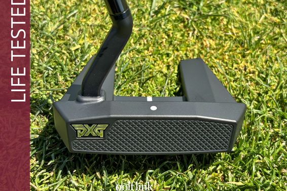 PXG Bat Attack ZT putter during GolfLink testing