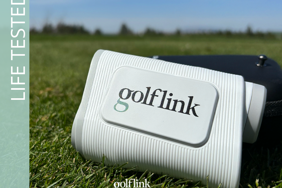 Shot Scope Pro X Rangefinder during GolfLink testing