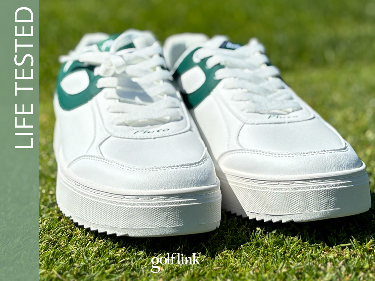 Pluto 1 golf shoe during GolfLink testing