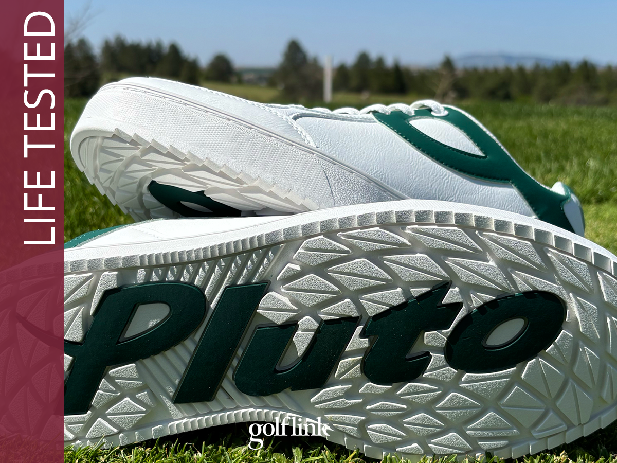 Pluto 1 golf shoe during GolfLink testing