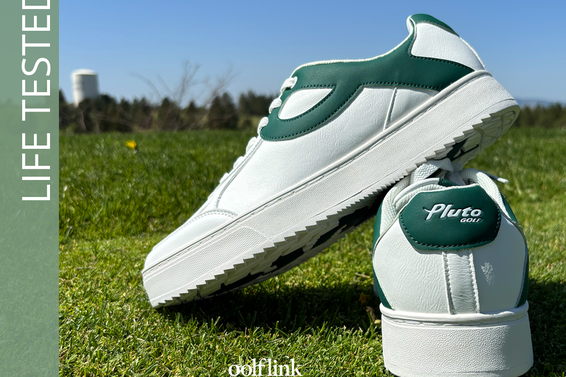 Pluto 1 Golf Shoe during GolfLink testing
