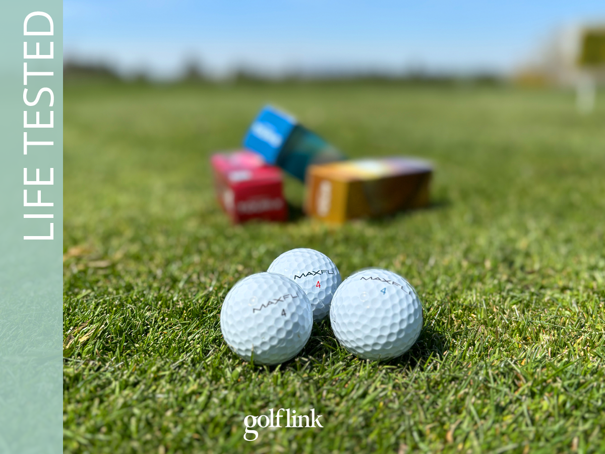 2025 Maxfli Tour lineup during GolfLink testing