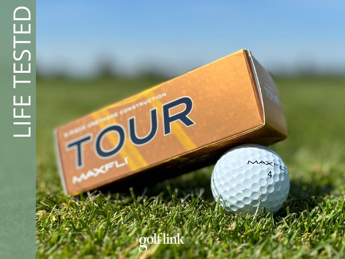 2025 Maxfli Tour golf ball during GolfLink testing