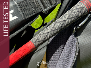 Wedge Guys Diamond Hybrid grip during GolfLink testing