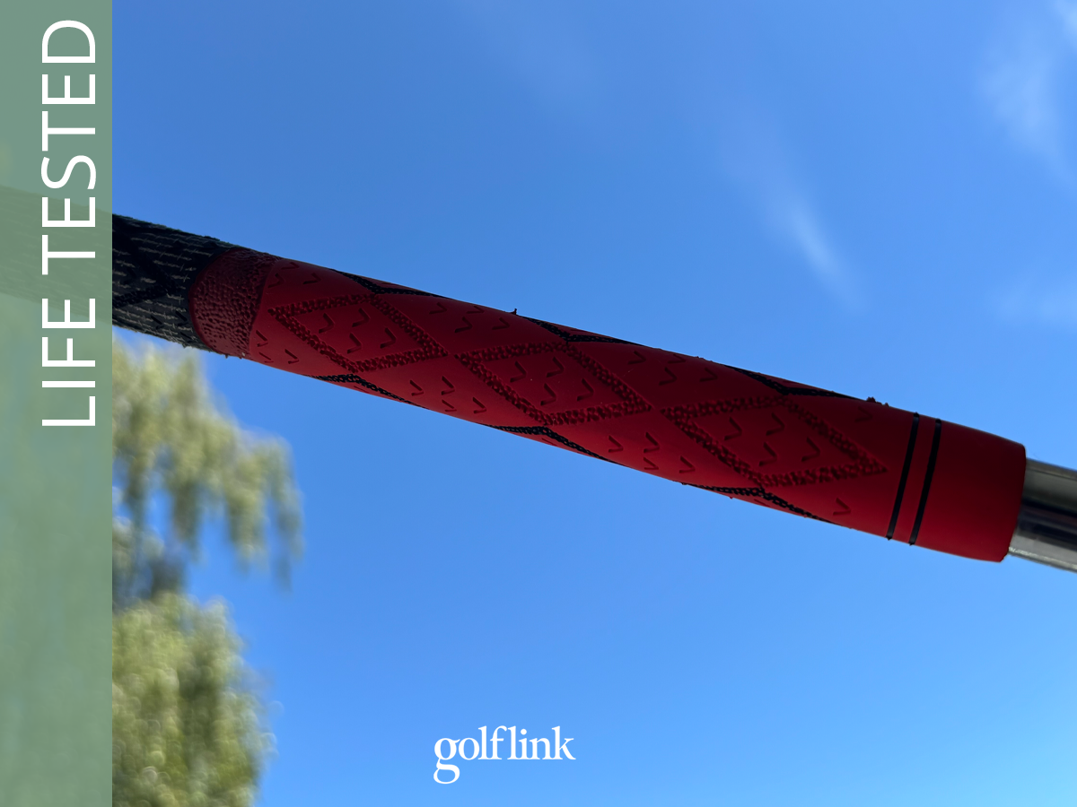 Wedge Guys Diamond Hybrid grip during GolfLink testing