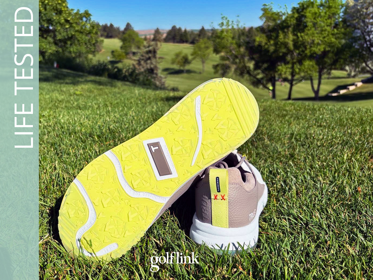 TRUE OG3 Pro golf shoes during GolfLink testing