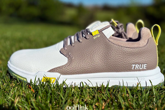 TRUE OG3 Pro golf shoes during GolfLink testing