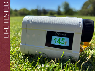 Cigman CT-1200 rangefinder during GolfLink testing