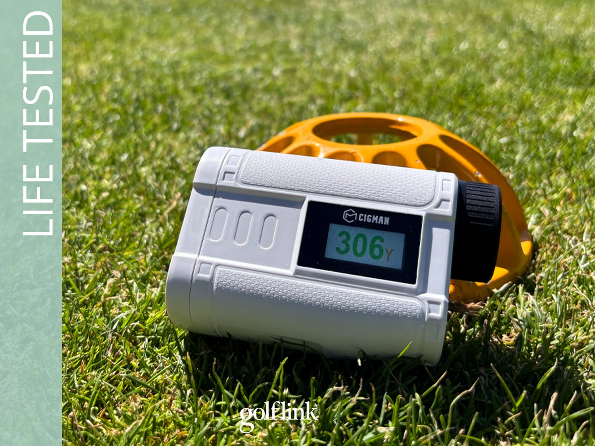 Cigman CT-1200 rangefinder during GolfLink testing