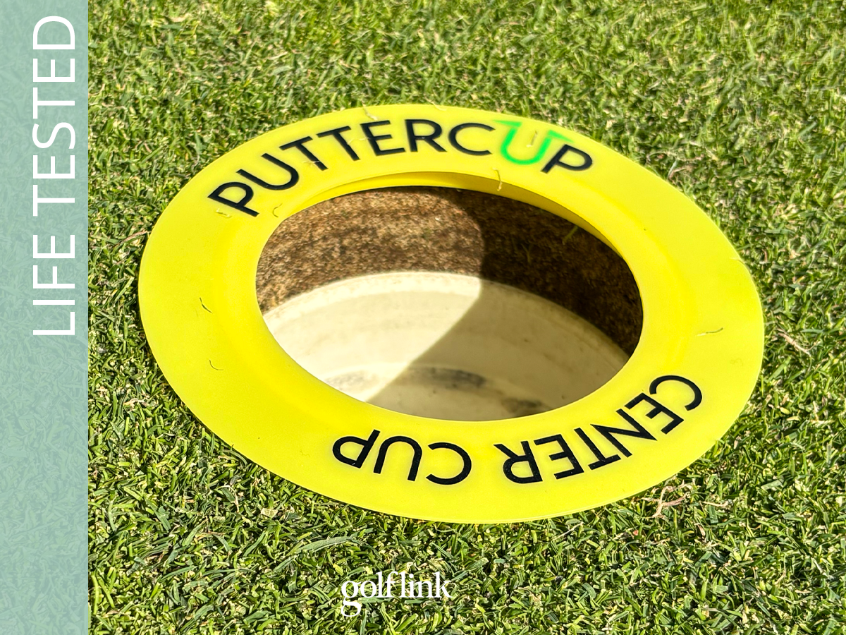 PutterCup Center Cup during GolfLink testing
