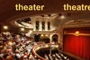 spelling of american theater and british theatre