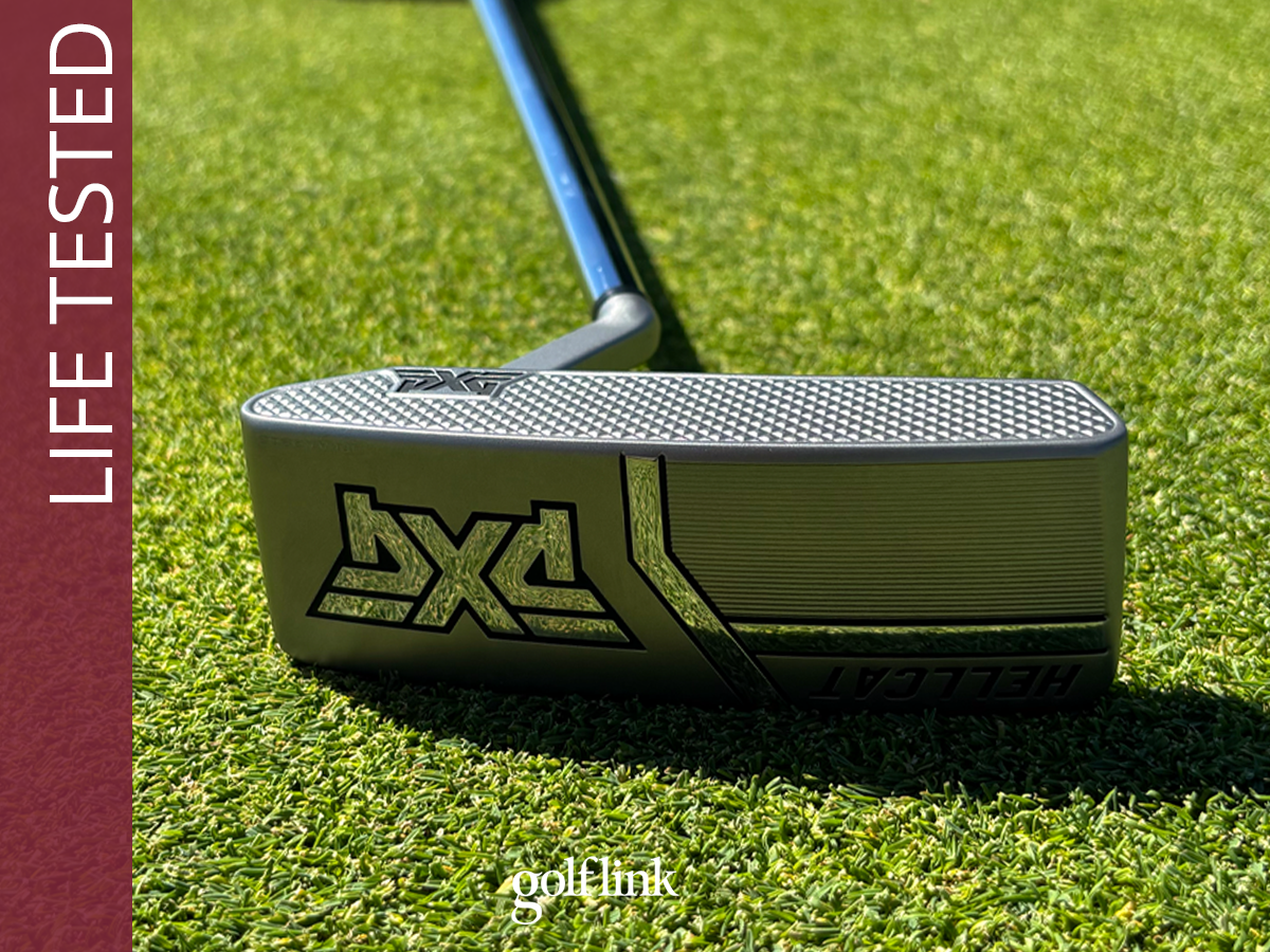PXG Hellcat ZT putter during GolfLink testing