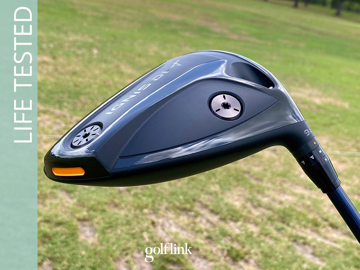 Takomo IGNIS D1 driver during GolfLink testing