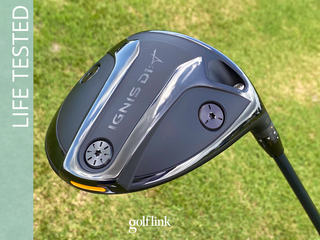 Takomo IGNIS D1 driver during GolfLink testing
