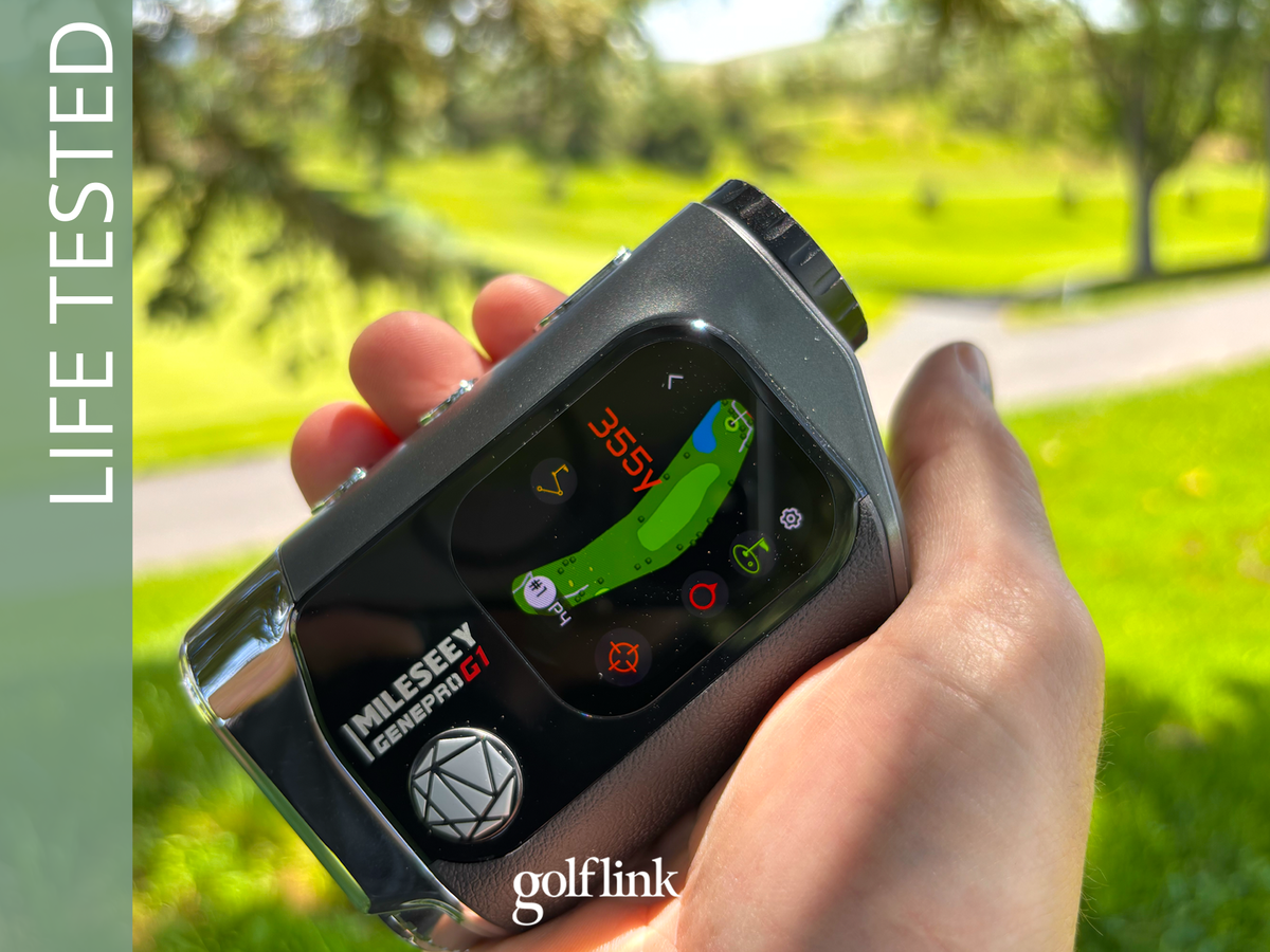 Mileseey GenePro G1 during GolfLink testing