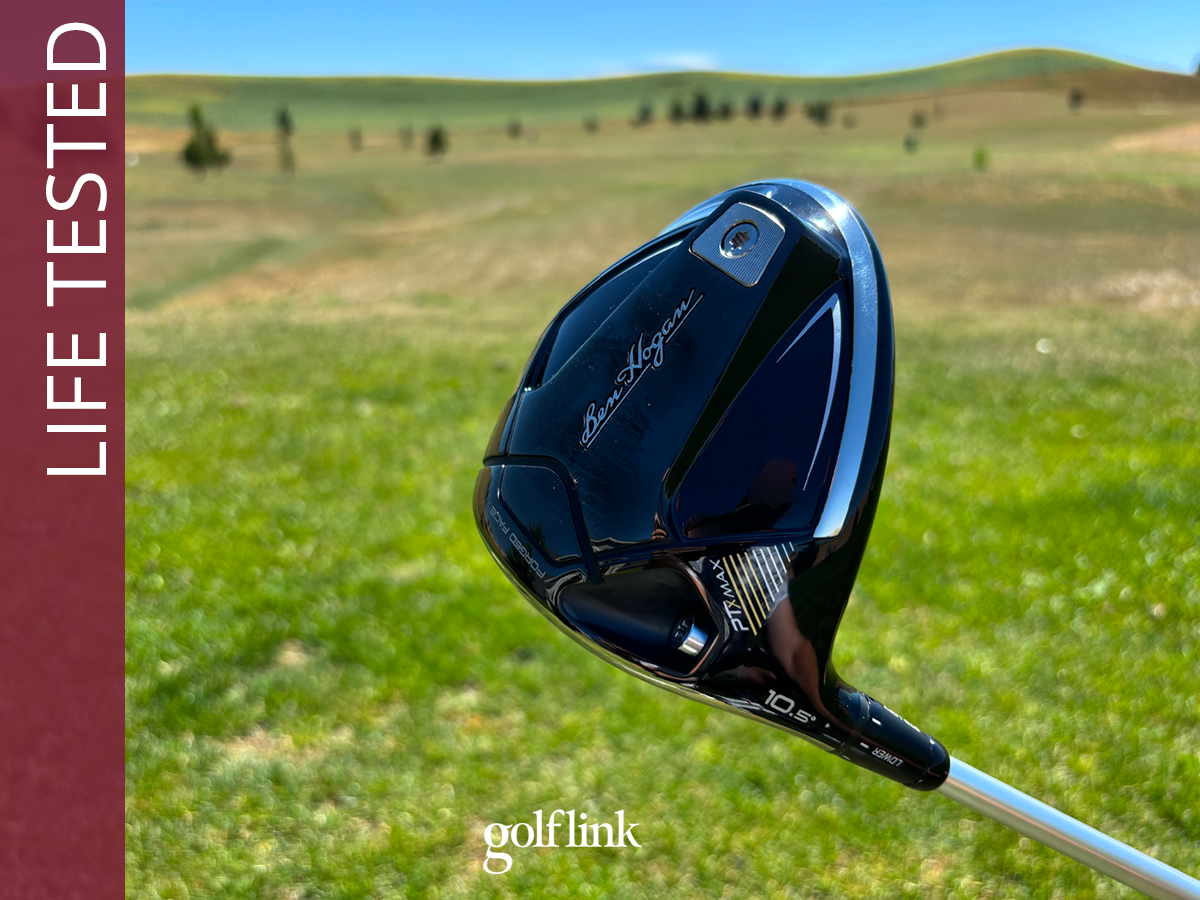 Ben Hogan PTx MAX driver during GolfLink testing