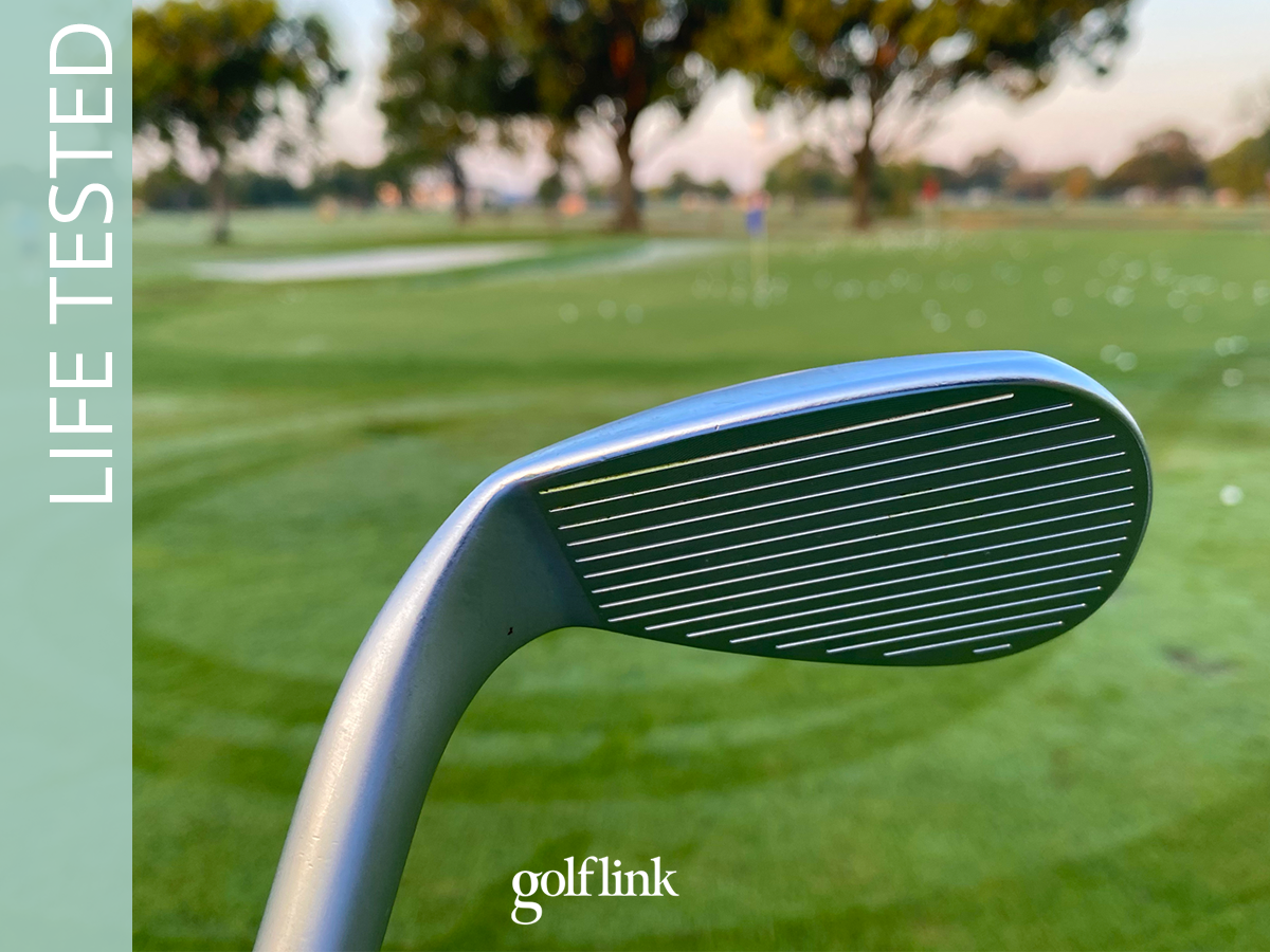 Takomo Skyforger 002 wedges during GolfLink testing