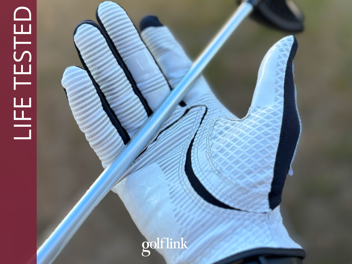 Copper Tech Golf Glove during GolfLink testing