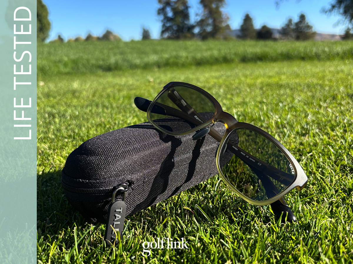 Shinzo Tamura Golf Sunglasses during GolfLink testing