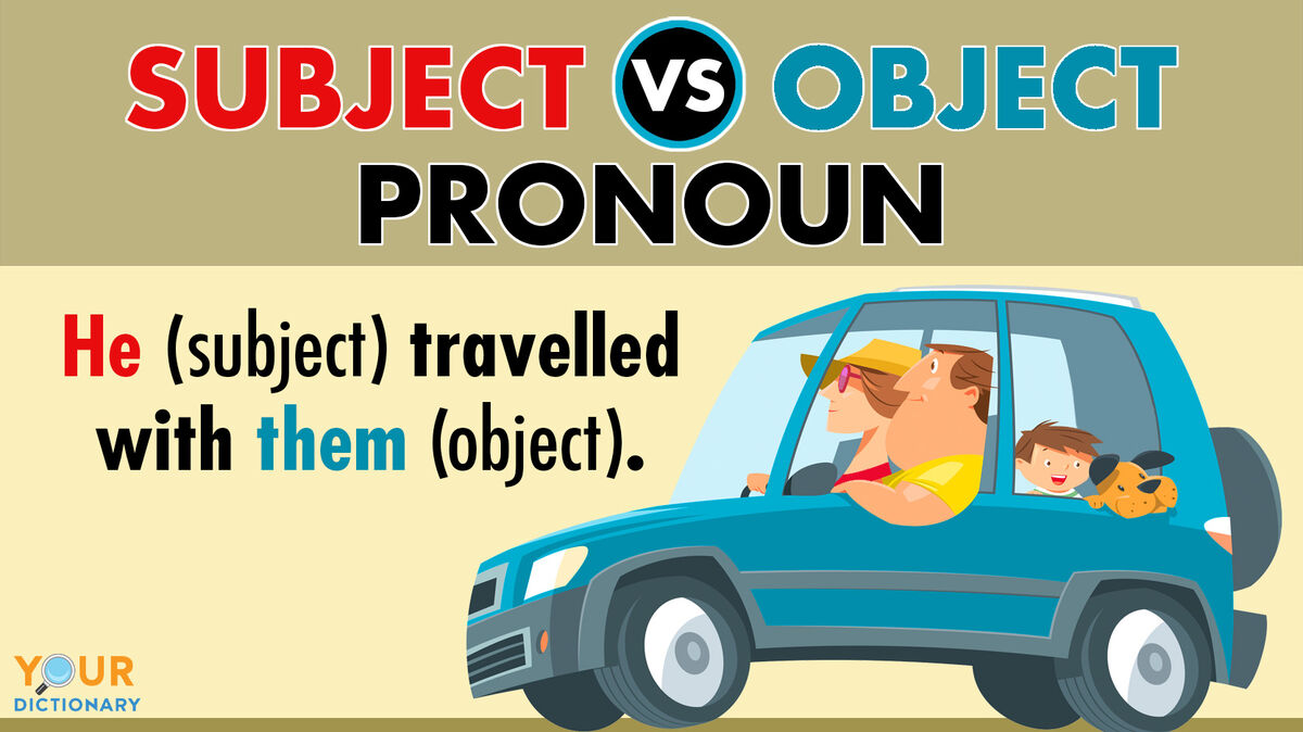 subject versus object pronoun