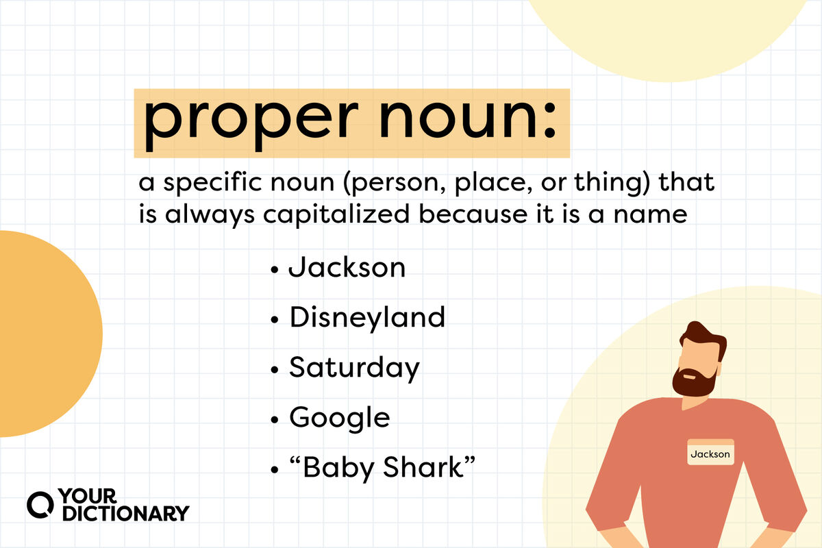 What Is A Proper Noun Meaning And Usage YourDictionary