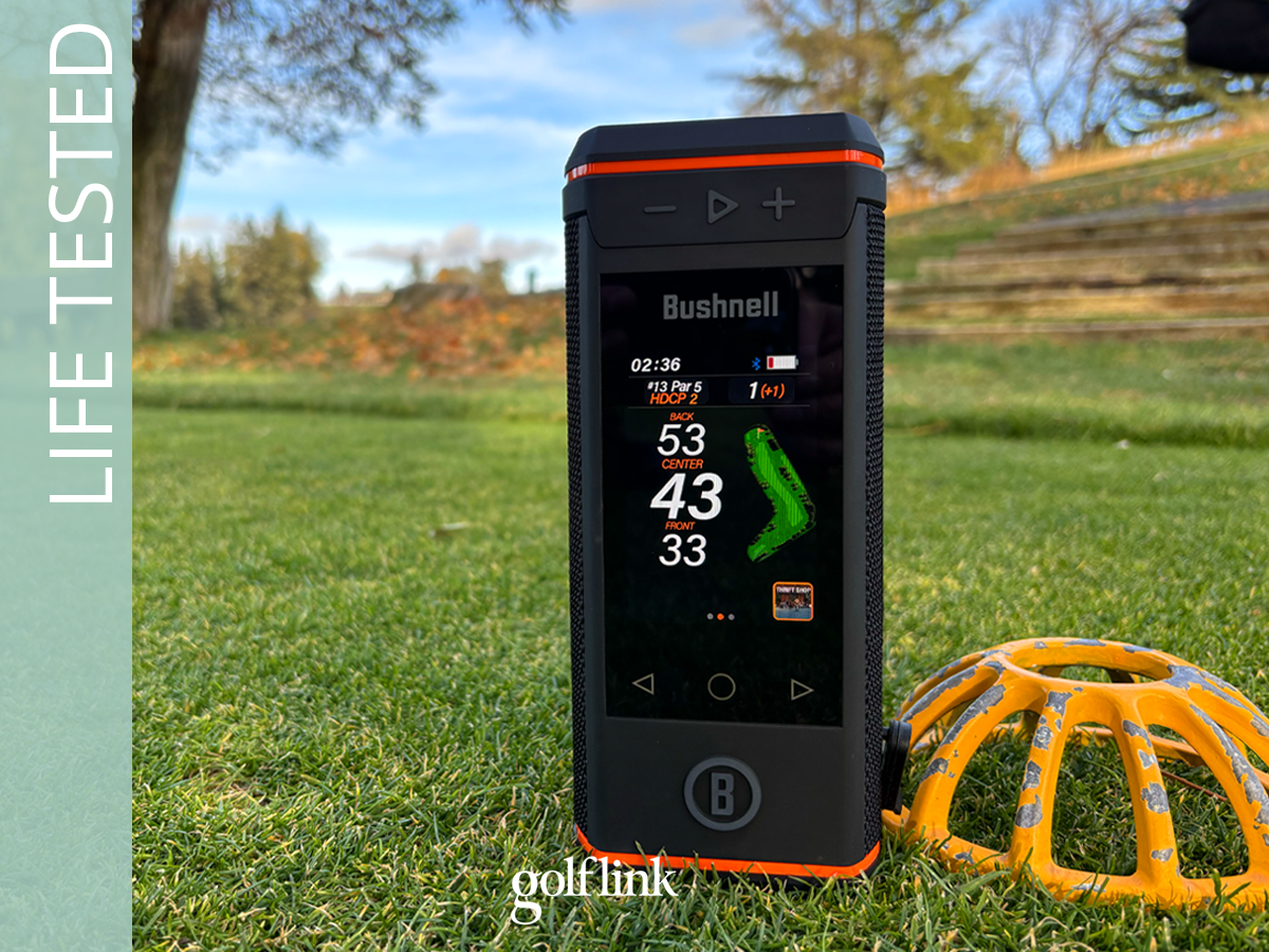 Bushnell Wingman HD during GolfLink testing