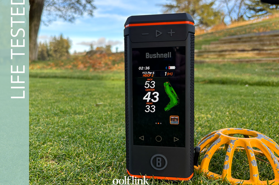Bushnell Wingman HD during GolfLink testing