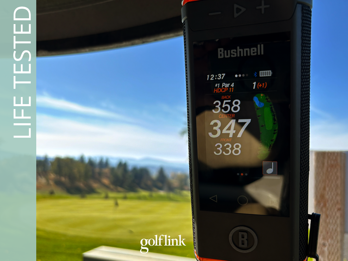 Bushnell Wingman HD during GolfLink testing