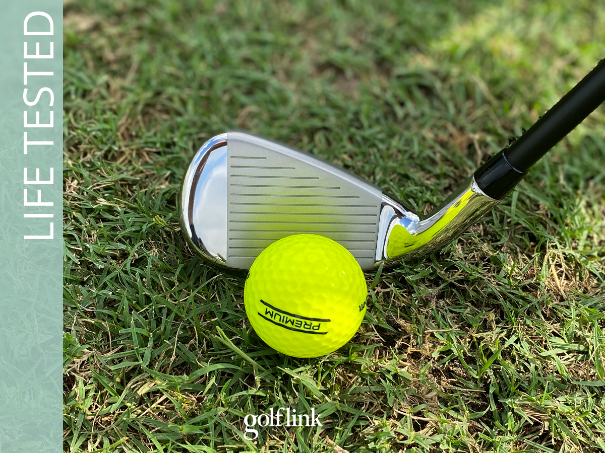 2025 Cobra Baffler iron set during GolfLink testing
