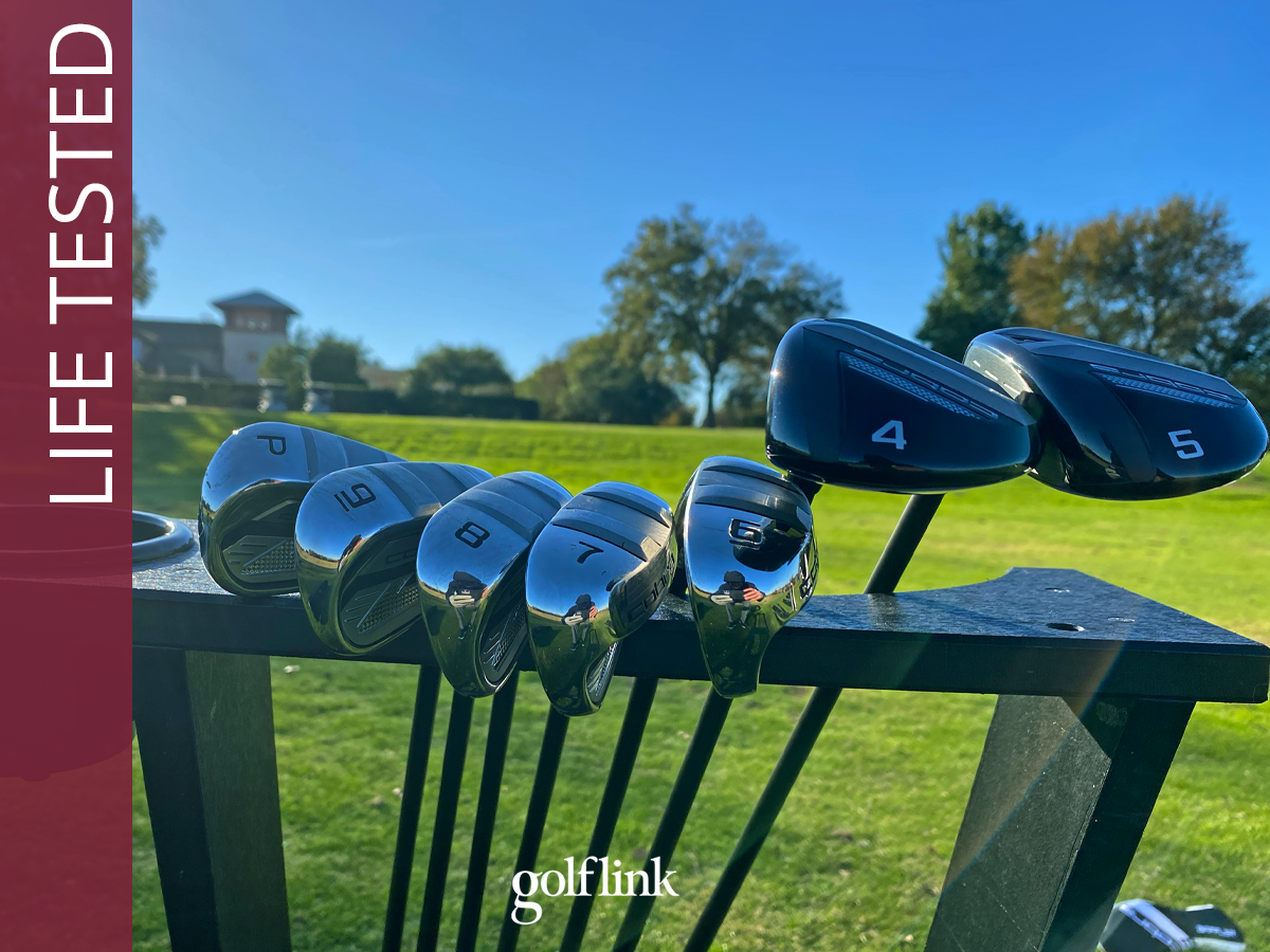 2025 Cobra Baffler iron set during GolfLink testing