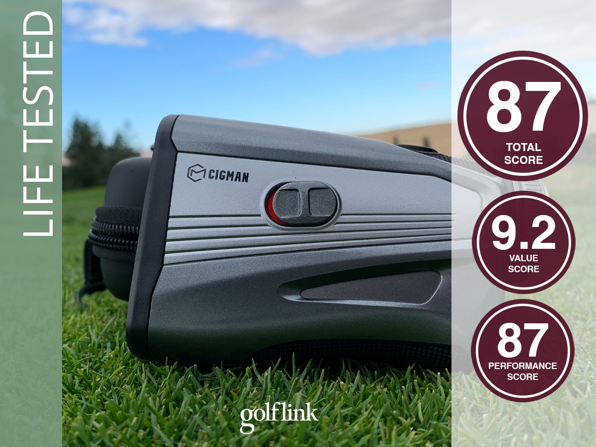 Cigman CT-1000 during GolfLink testing with testing scores