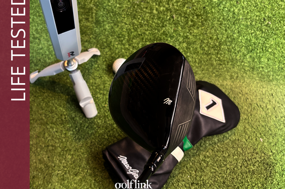 MacGregor Tourney Max Driver during GolfLink testing