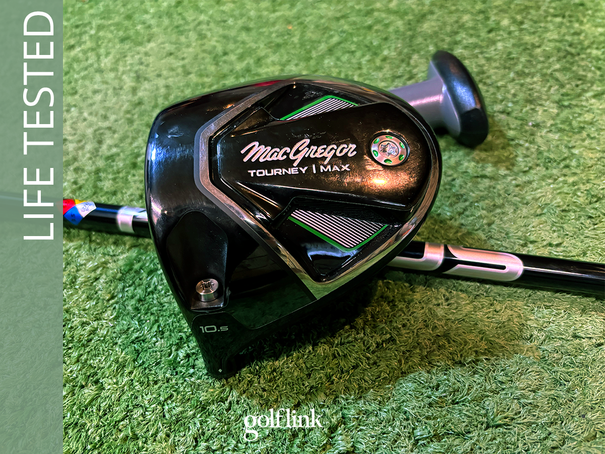 MacGregor Tourney Max Driver during GolfLink testing