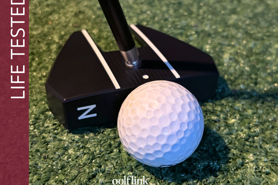 The Evnroll Z5cs at address during GolfLink testing