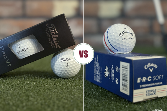 Titleist Pro V1 vs. Callaway ERC Soft