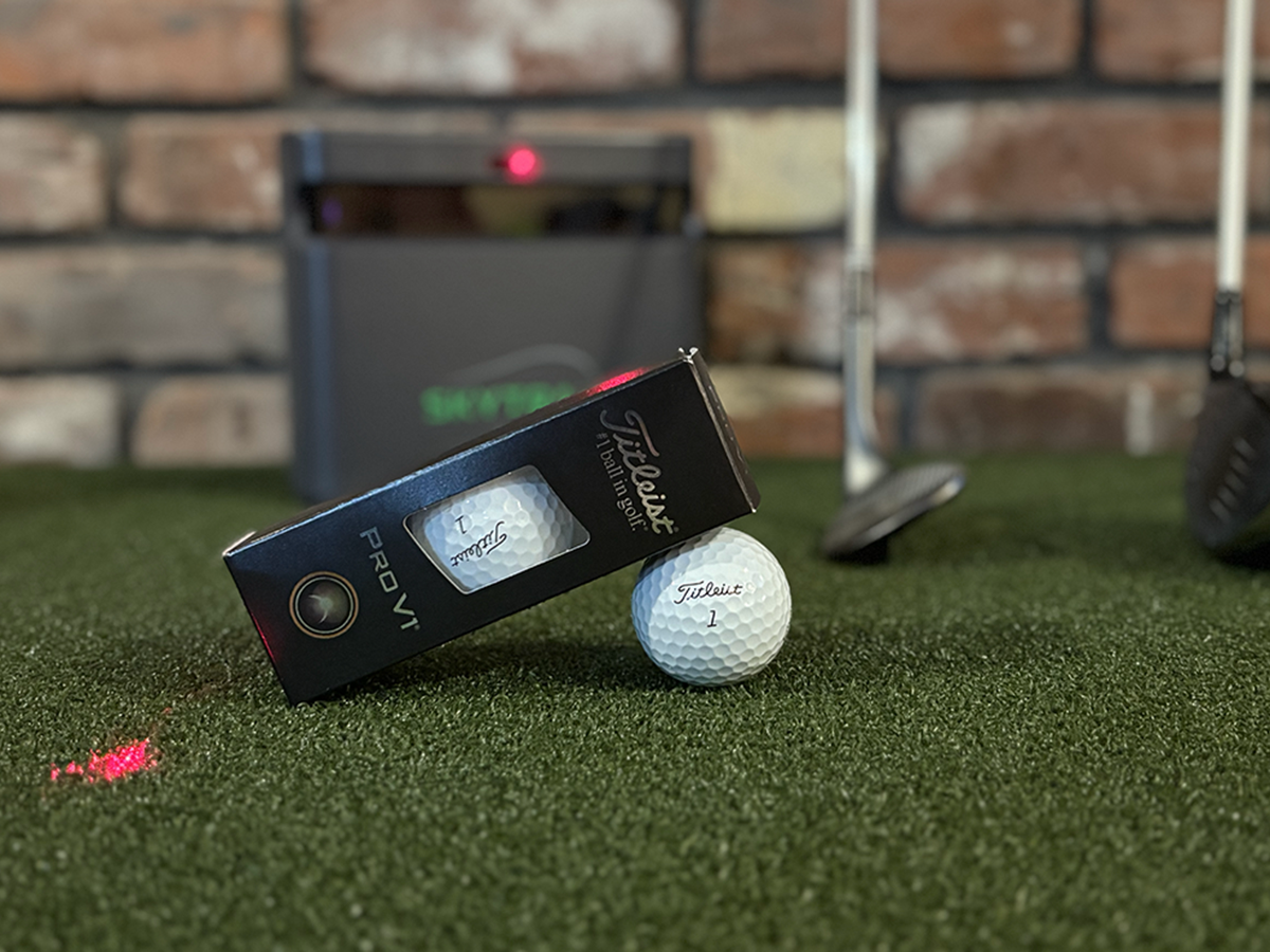Titleist Pro V1 during GolfLink standardized golf ball testing