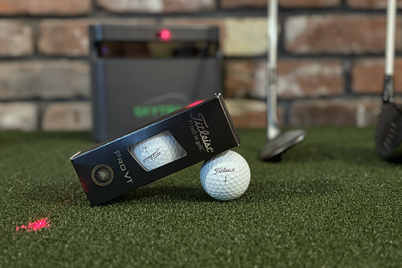 Titleist Pro V1 during GolfLink standardized golf ball testing
