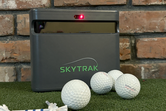 Kirkland Signature Performance+ v3.0 golf balls with SkyTrak launch monitor